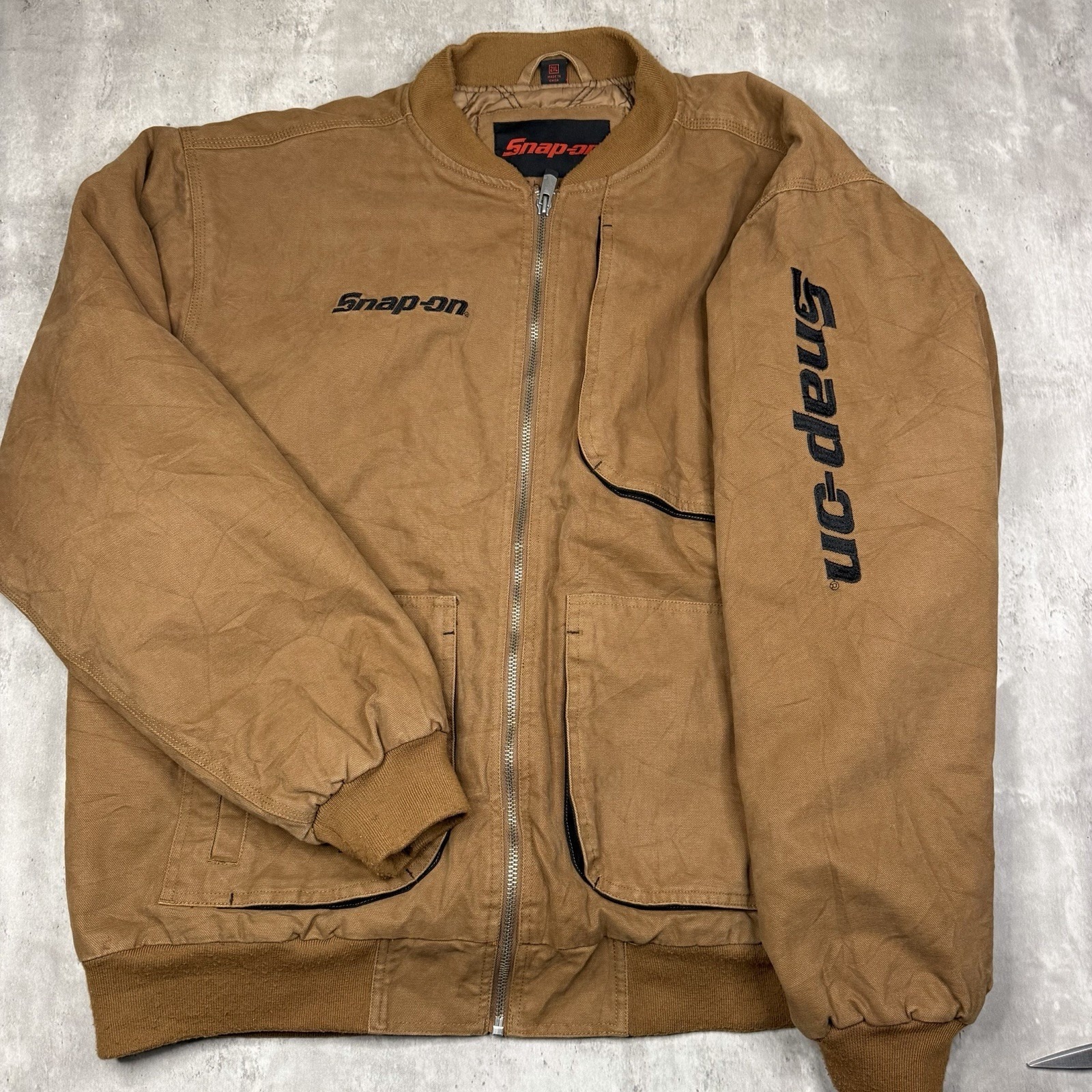 Snap On Tools Duck Canvas Work Jacket Mens 2xl Limited Edition Insulated Quilt